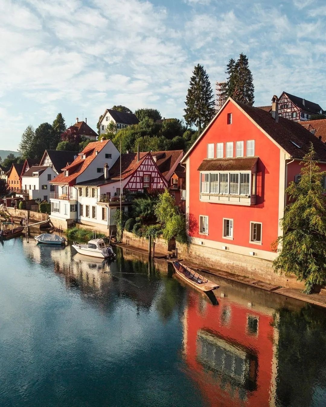 Switzerland 2023. Штайн-ам-Райн. Бавария Штайн Браун. Stein am Rhein Швейцария недвижимость. Уютный город.