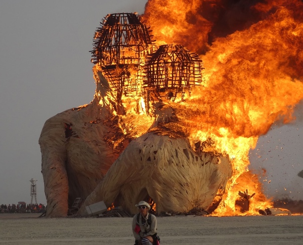 Burning man сожжение храма