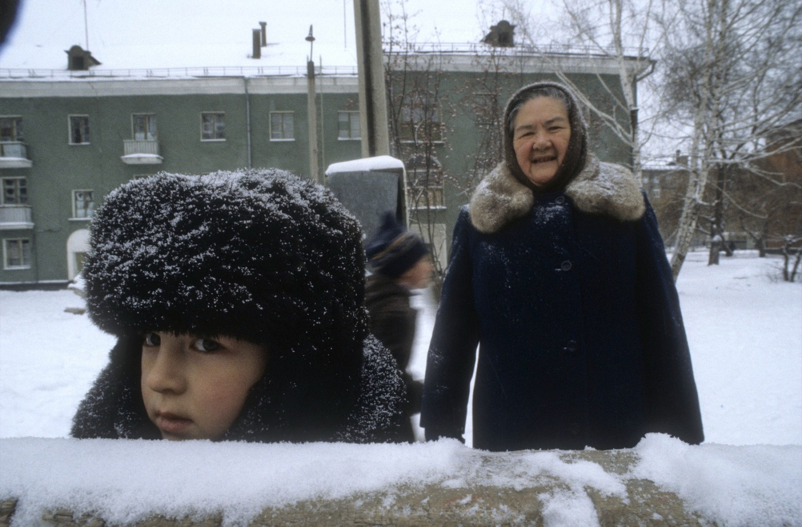 Советские новости. Москва 1982 год зима. Walter Schmitz Photography.